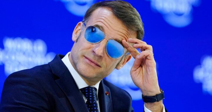 Emmanuel Macron alza la voz en Davos ante amenazas de aranceles de Trump contra Europa