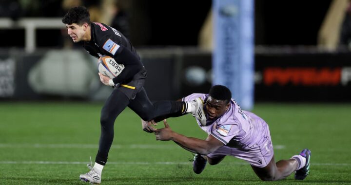 El gran try del medio scrum de los Pumas para la victoria de su equipo en la Premiership