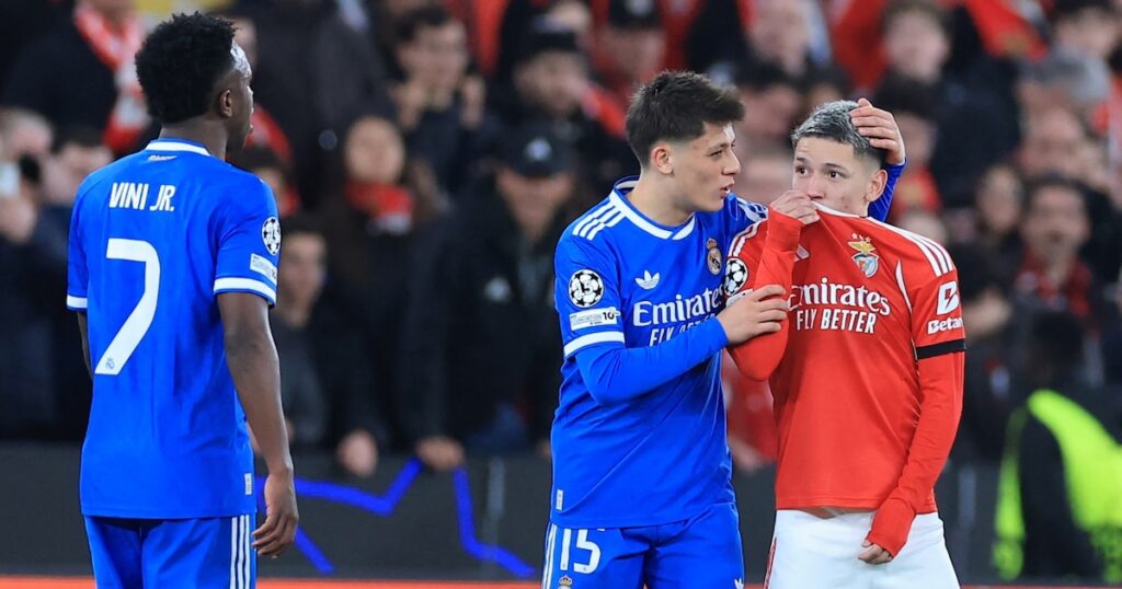 UEFA suspendió de manera provisional a Prestianni por “comportamiento discriminatorio” y no jugará la revancha contra Real Madrid