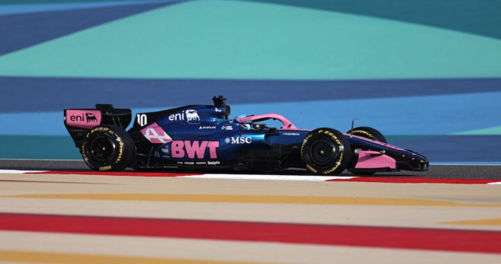 Colapinto en pista en test de F1