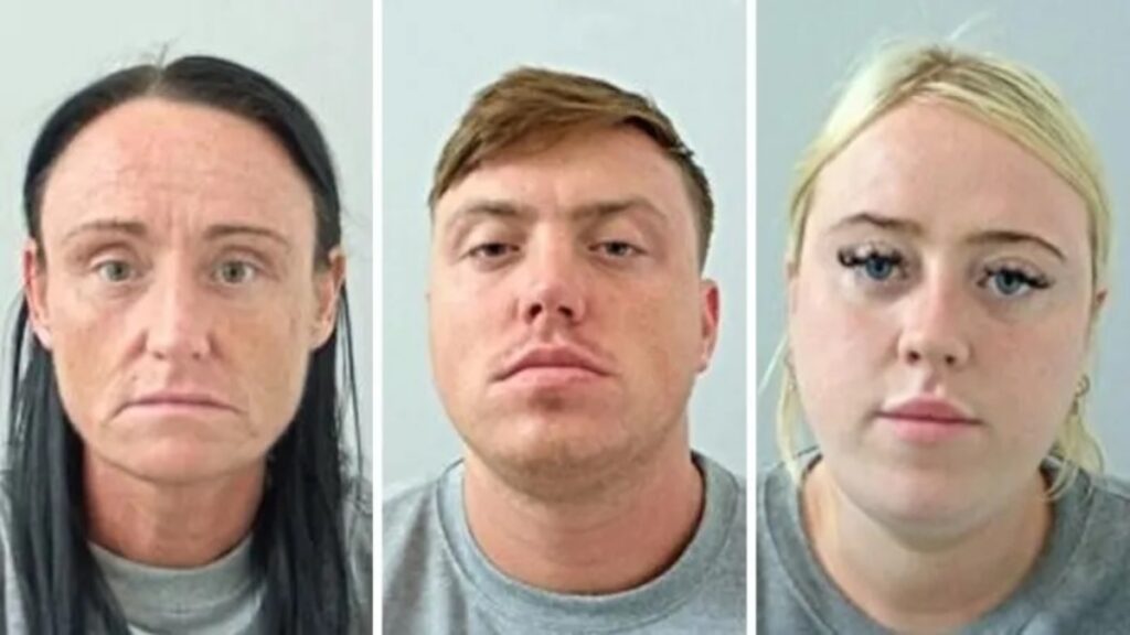 Condenan a mujer británica y a sus dos hijos por asesinar a un hombre mientras grababan el crimen