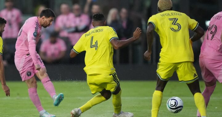Messi marcó su gol 900 pero Inter Miami cayó 1-1 con Nashville y quedó fuera de Concachampions