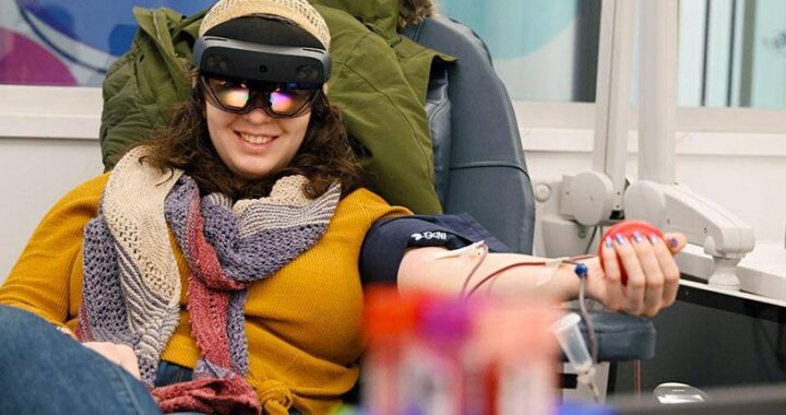 Tecnología VR reduce ansiedad en donantes de sangre: cómo opera