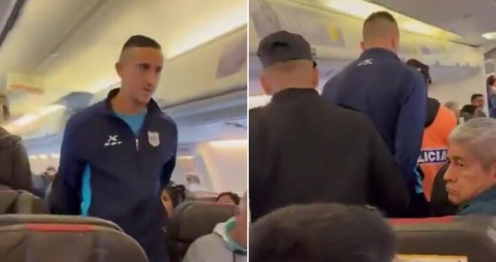 Detuvieron a un futbolista arriba de un avión luego de que amenazara con tener una bomba