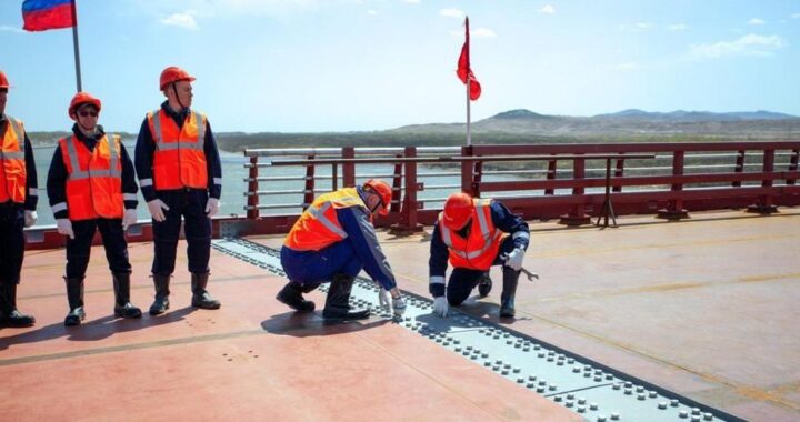 Las imágenes de satélite que muestran el nuevo puente que une Corea del Norte con Rusia