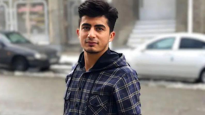 Imagen de una prisión en Irán con un hombre en el corredor de la muerte