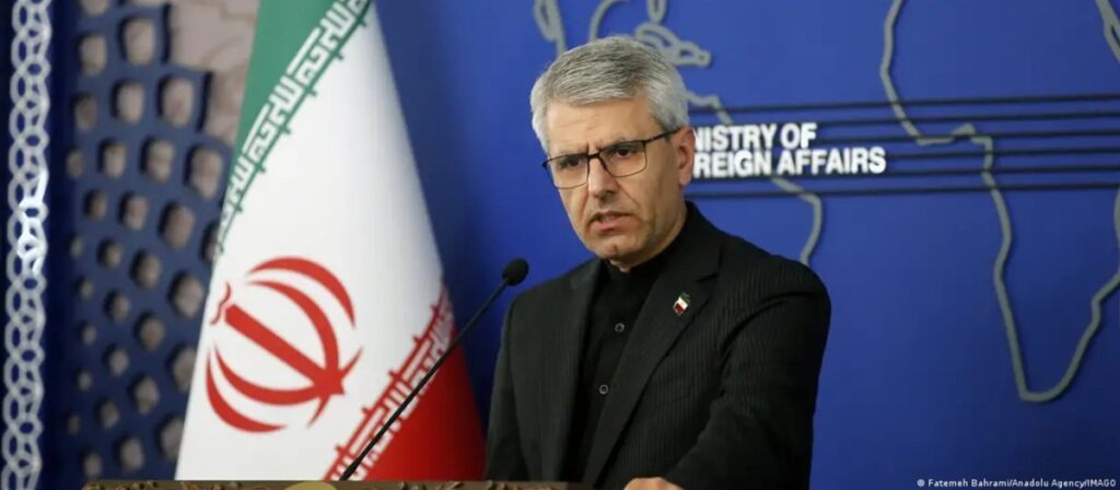El portavoz del Ministerio de Exteriores de Irán en rueda de prensa en Teherán
