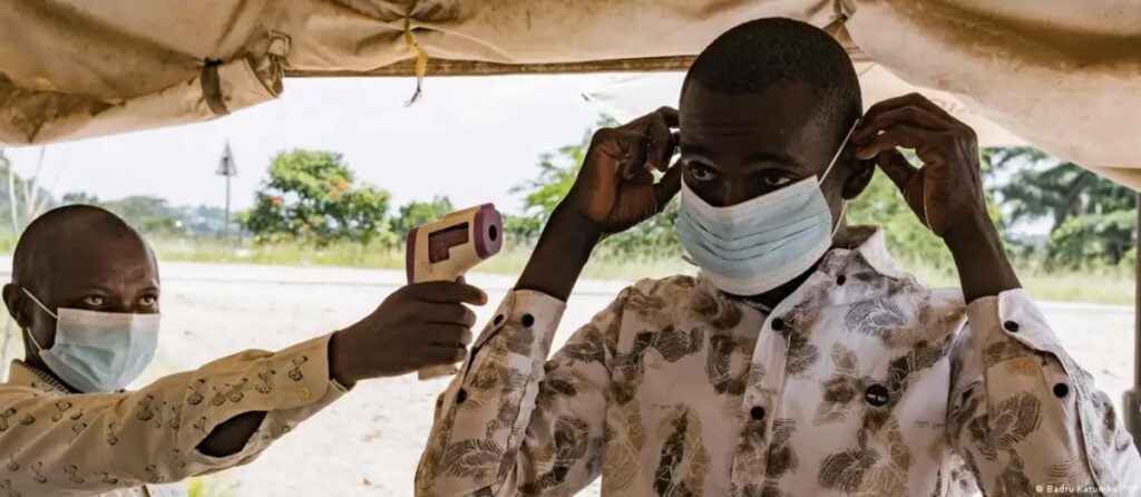 Imagen de una zona de aislamiento en la República Democrática del Congo por ébola