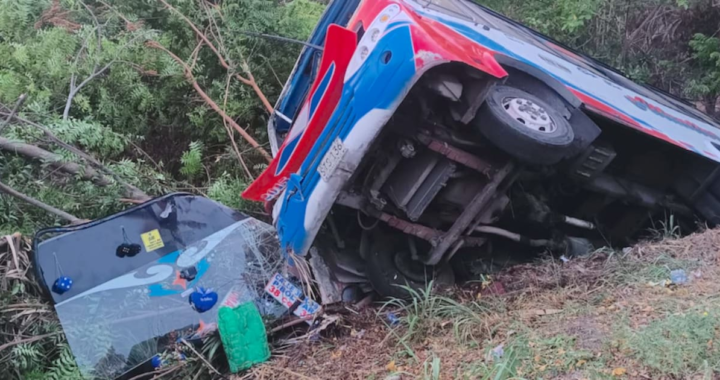 Fuerte accidente entre bus y tractomula dejó por lo menos 10 personas heridas
