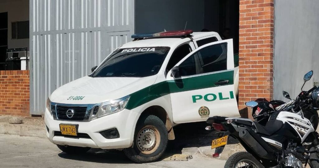Imagen de la escena del crimen en el barrio Nelson Mandela, Cartagena, donde Jesús Duarte fue asesinado por sicarios