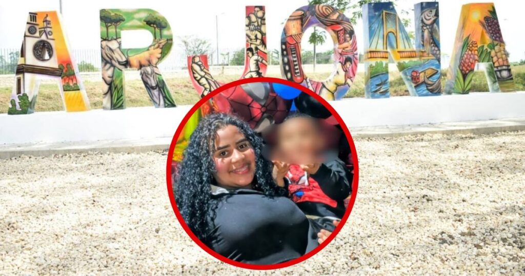 Rosa Hurtado y su hijo de 3 años en una imagen conmovedora de su vida antes del accidente