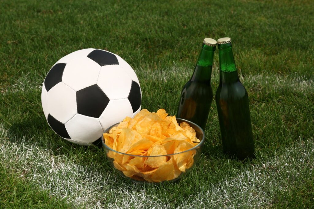 Aficionados protestando por los altos precios de comida y bebida en el Mundial 2026