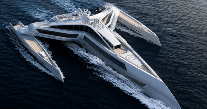 Así es el megayate futurista inspirado en Star Wars: parece una nave imperial