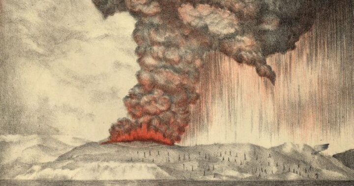 La erupción volcánica que produjo el sonido más fuerte que se haya registrado en la historia