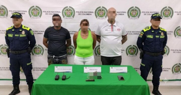 Capturan a tres miembros de Los Pachencas en Santa Marta