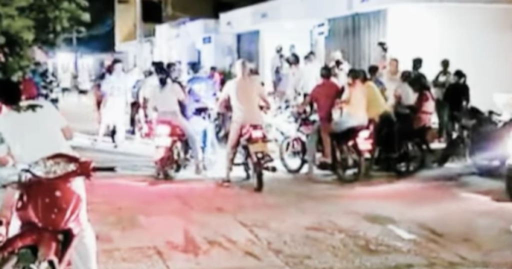 Sicarios en motocicleta disparando en barrio Granada Córdoba