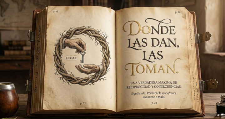 Qué significa el refrán tan popular en Argentina “Donde las dan, las toman”