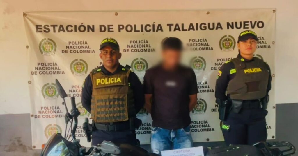 Cayó hombre que se movilizaba en motocicleta con reporte de hurto por Bolívar