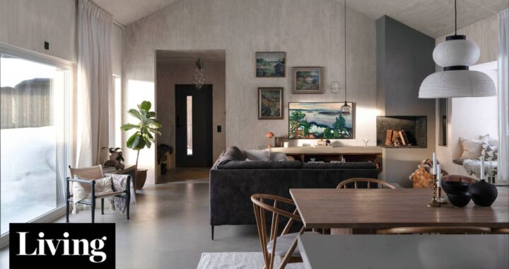 Una pareja construyó su propia casa en un pueblito de 500 habitantes